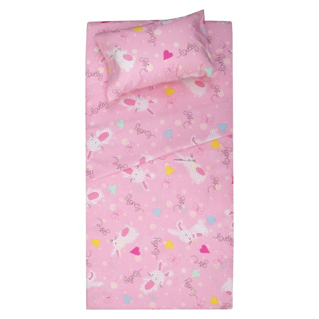 Σετ Πάπλωμα Κούνιας 110x150 Τζέιμι Ροζ